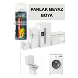 Kl Home Profesyonel Seri -Parlak Beyaz Sprey Boya-Buzdolabı Beyazı-Kalorifer Ev Eşyası BOYA-400ML-10YIL Skt