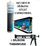 Kl Home SET = Profesyonel Kalite Akvaryum ve Duşakabin Silikon Küf Mantar Etkili +Silikon Tabanca DAHİL