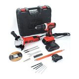 KL Pro Kl Eco Avuç Taşlama 750W 115 Mm+Şarjlı MATKAP18V10MM - 10 mm