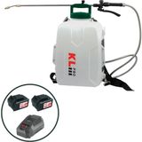 KL Pro KLBP18-50 18V/5.0AH 12 Litre Çift Akülü Şarjlı Ilaçlama Makinesi Sırt Tipi - 18V/5.0Ah.
