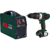 Kl Pro KLMMA160 A inverter Kaynak Makinesi ve KLDM1820 2.0 Ah Şarjlı Darbeli Vidalama Seti