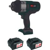 KL Pro KLSS18BHX-50 18V/5.0AH. 800NM Kömürsüz Çift Akülü Şarjlı Somun Sıkma/sökme Makinesi