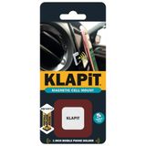 KLAPiT CELLMOUNT Manyetik Telefon Tutucu - Ultra Kompakt 3,5 x 3,5 cm, Arabalar, Masalar, Ev ve Ofis için Çok Yönlü Montaj - Yüksek Sıcaklığa Dayanıklı, Evrensel Uyumluluk, AC Havalandırma Hasarı Yok