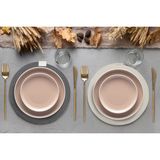 Klappe Design 6’lı Hasır Supla - 31 x 31 cm - Antrasit - Gri