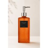 KLARHAUS Premium Dokulu Cam Sıvı Sabunluk – 500ml - 23 x 7 x 7 cm