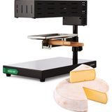 Klarstein Appenzell 2g Isviçre Raclette Izgara - Peynirli Raclette, Masa Izgarası, Bağımsız Cihaz, Geleneksel Peynir Eritme, Güç: 600 Watt - Siyah