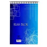 Klas Bloknot Spiralli A-5 Kareli 40 Yaprak 12 Li K0347 (1 Paket 12 Adet)