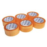 Klas Rocktape 45Mm X 100 Metre Hotmelt Şeffaf Koli Ambalaj Paketleme Bandı - 6 Adet
