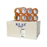Klas Rocktape 45mm X 100 Metre Hotmelt Şeffaf Koli Ambalaj Paketleme Bandı - 60 Ade 60 Adet