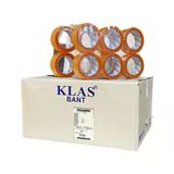 Klas Rocktape 45Mm X 100 Metre Hotmelt Şeffaf Koli Ambalaj Paketleme Bandı - 60 Adet