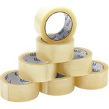 Klas Rocktape Şeffaf Süper Yapışkanlı Koli Bandı 45 mm x 100 Metre 6'lı