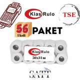 Klas TERMAL POS RULOSU 56X14M KOLİ 56 PAKET 560'Lİ KLAS