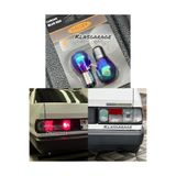 KLASGARAGE 12v 21/5w Halley Diadem Kırmızı Ampul 2'li Set Çift Duy - Şaşı Tırnak Yüksek Performans