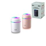 KLASİK 300ML H2O MİNİ USB ŞARJ- IŞIKLI HAVA NEMLENDİRİCİ - BUHAR MAKİNE - KOKU GİDERİCİ HERHANGİ BİR RENK GÖNDERİLİR (5264)