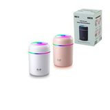 KLASİK 300ML H2O MİNİ USB ŞARJ- IŞIKLI HAVA NEMLENDİRİCİ - BUHAR MAKİNE - KOKU GİDERİCİ HERHANGİ BİR RENK GÖNDERİLİR (5343)