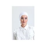 KLASİK 3'LÜ TESETTÜR BONE BEYAZ MSTD