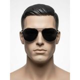 Klasik Aviator Pilot Güneş Gözlüğü - Siyah Metal Çerçeve - Unisex Modern Tasarım