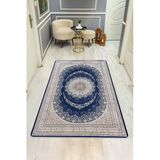 Klasik Desenli Dijital Baskı Kaymaz Taban Halı H0095 Renkli 140 X 200
