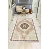 Klasik Desenli Dijital Baskı Kaymaz Taban Halı H0736 Renkli 140 X 200