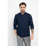 Klasik Düz (Basic) Aşçı Şef Ceket Aşçı Uniforma (Chef Ceket) Personel Kıyafeti - Lacivert - 3XL