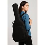 Klasik Gitar Çantası-kılıfı-kalın-gigbag-siyah-keten-su Geçirmez
