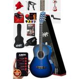Klasik Gitar, Yetişkin Boy Ayarlanabilir Sap ile - 3 Renk Sunburst