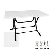 Klasik Katlanır Masa 70X120 Cm - (Werzalit, Wermodin Ve Allzalit Tabla) - Beyaz