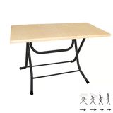 Klasik Katlanır Masa 80X120 Cm - (Werzalit, Wermodin Ve Allzalit Tabla) - Akçaağaç