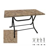 Klasik Katlanır Masa 80X120 Cm - (Werzalit, Wermodin Ve Allzalit Tabla) - Edgy Wood