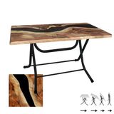 Klasik Katlanır Masa 80X120 Cm - (Werzalit, Wermodin Ve Allzalit Tabla) - Epoxy