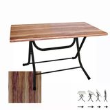 Klasik Katlanır Masa 80X120 Cm - (Werzalit, Wermodin Ve Allzalit Tabla) - Indiana Wood