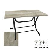 Klasik Katlanır Masa 80X120 Cm - (Werzalit, Wermodin Ve Allzalit Tabla) - Irony