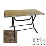 Klasik Katlanır Masa 80X120 Cm - (Werzalit, Wermodin Ve Allzalit Tabla) - Karacabey Mermer