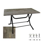 Klasik Katlanır Masa 80X120 Cm - (Werzalit, Wermodin Ve Allzalit Tabla) - Old Pine