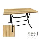 Klasik Katlanır Masa 80X140 Cm - (Werzalit, Wermodin Ve Allzalit Tabla) - Cocobolo
