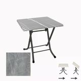 Klasik Katlanır Masa 80X80 Cm - (Werzalit, Wermodin Ve Allzalit Tabla) - Light Temperado