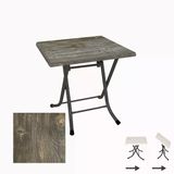 Klasik Katlanır Masa 80X80 Cm - (Werzalit, Wermodin Ve Allzalit Tabla) - Old Pine