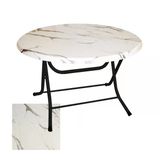 Klasik Katlanır Masa Yuvarlak (107 Cm Çap) - (Werzalit, Wermodin Ve Allzalit Tabla) - Afyon Mermer