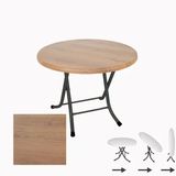 Klasik Katlanır Masa Yuvarlak (70 Cm Çap) - (Werzalit, Wermodin Ve Allzalit Tabla) - Novacento