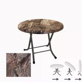 Klasik Katlanır Masa Yuvarlak (70 Cm Çap) - (Werzalit, Wermodin Ve Allzalit Tabla) - Sydney
