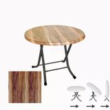 Klasik Katlanır Masa Yuvarlak (80 Cm Çap) - (Werzalit, Wermodin Ve Allzalit Tabla) - Indiana Wood