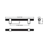 Klasik Kulp 640 mm Füme Renk - 1BW-Beyaz - Ahşap