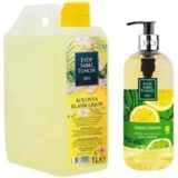 Klasik Limon Kolonyası Yedek Şişe 1 Litre Çeşme Limonu Sıvı Sabun 500 Ml