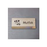 Klasik Mdf Serisi Mutfak Kendinden Yapışkanlı Kapı İsimliği