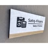 Klasik Mdf Serisi Satış-finans Kapı İsimliği