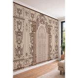 Klasik Panel ve Sütun Desenli - Butik Otel için Tekstil Duvar Kağıdı, 450 x 270