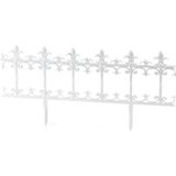 Klasik Plastik Bahçe Çiti 86X38 cm 4'lü Set