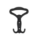 Klasik Portmanto Askısı, Metal Vestiyer Askısı, 40 Gr, Dolap ve Duvar Askılığı, Matsiyah (Vidalı)