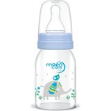Klasik Pp Biberon 125 Ml, Şık Mavi Renkli, Güvenle Kullanılır. - Ahşap - Ceviz