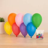 Klasik Renkli Lateks Balon 7'' (19 Cm) 100'Lü Vitrin